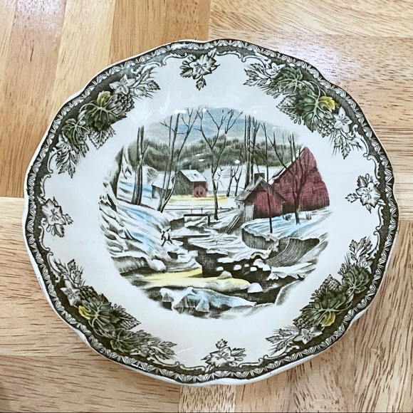 Vintage Johnson Bros The Friendly Village The Ice House Cup and Saucer Tea Set - Picture 3 of 12